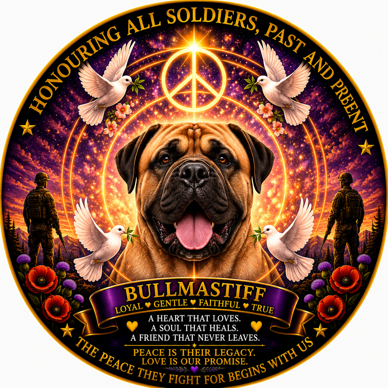 Bullmastiff artwork
